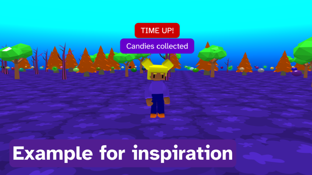 The UI text in the game has changed to a purple and red background with white text.